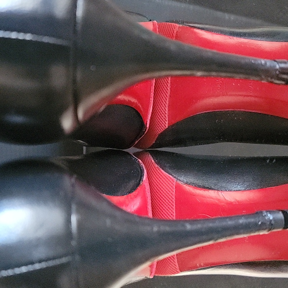 Christian Louboutin Black Kid Leather So Kate Sz 38 - Picture 6 of 16